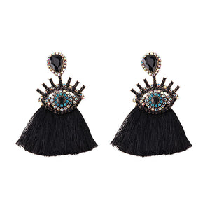 Eye-mazing Tassel Dangle Earring