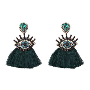 Eye-mazing Tassel Dangle Earring